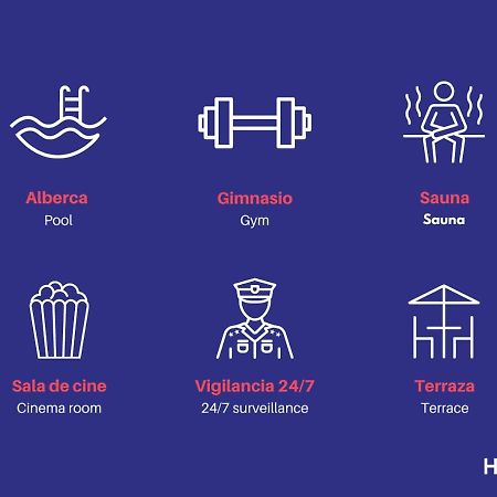Centric Alure Apartments Мексико Сити Екстериор снимка