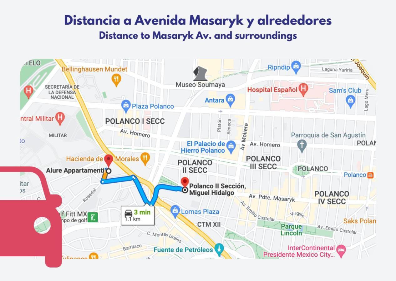 Centric Alure Apartments Мексико Сити Екстериор снимка